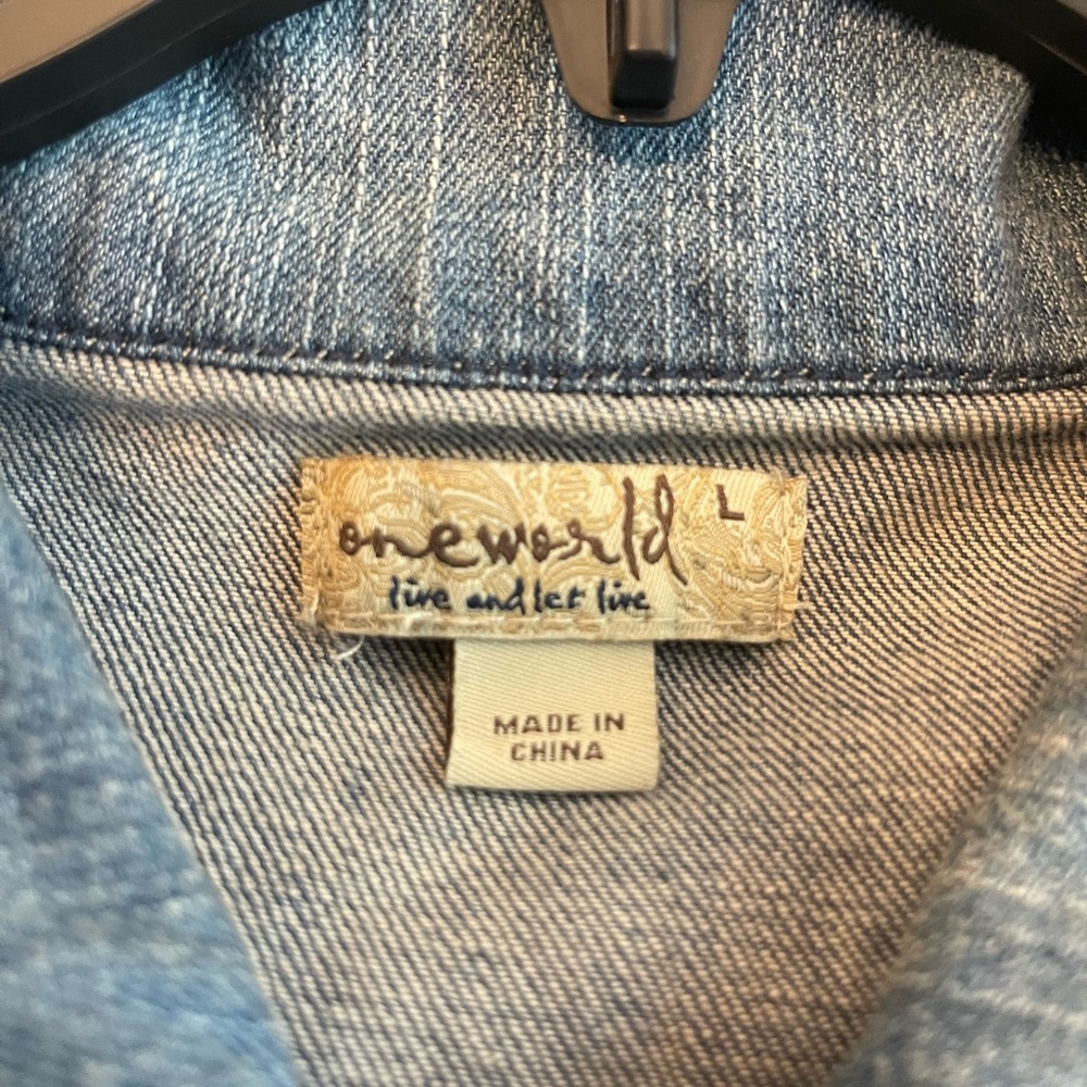 one world Jean Vest - Picture 4 of 4